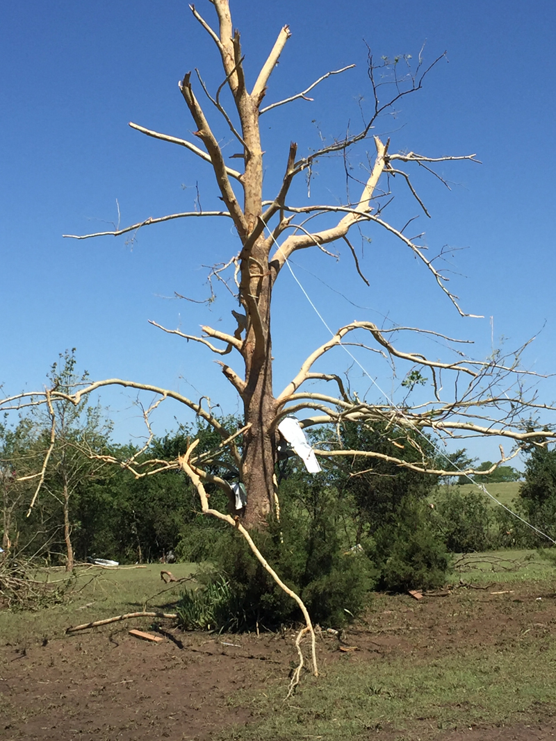 May 9, 2016 Katie, Oklahoma tornado damage photo