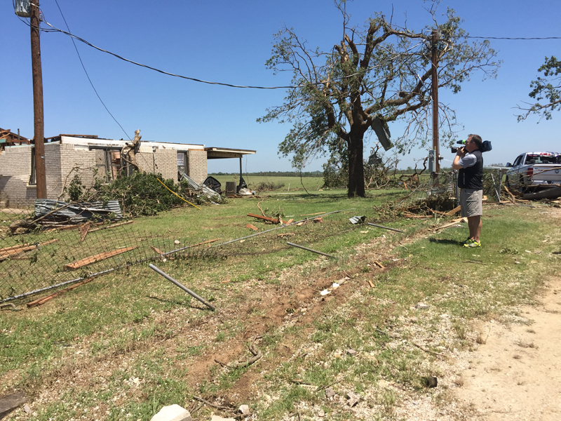 May 9, 2016 Katie, Oklahoma tornado damage photo