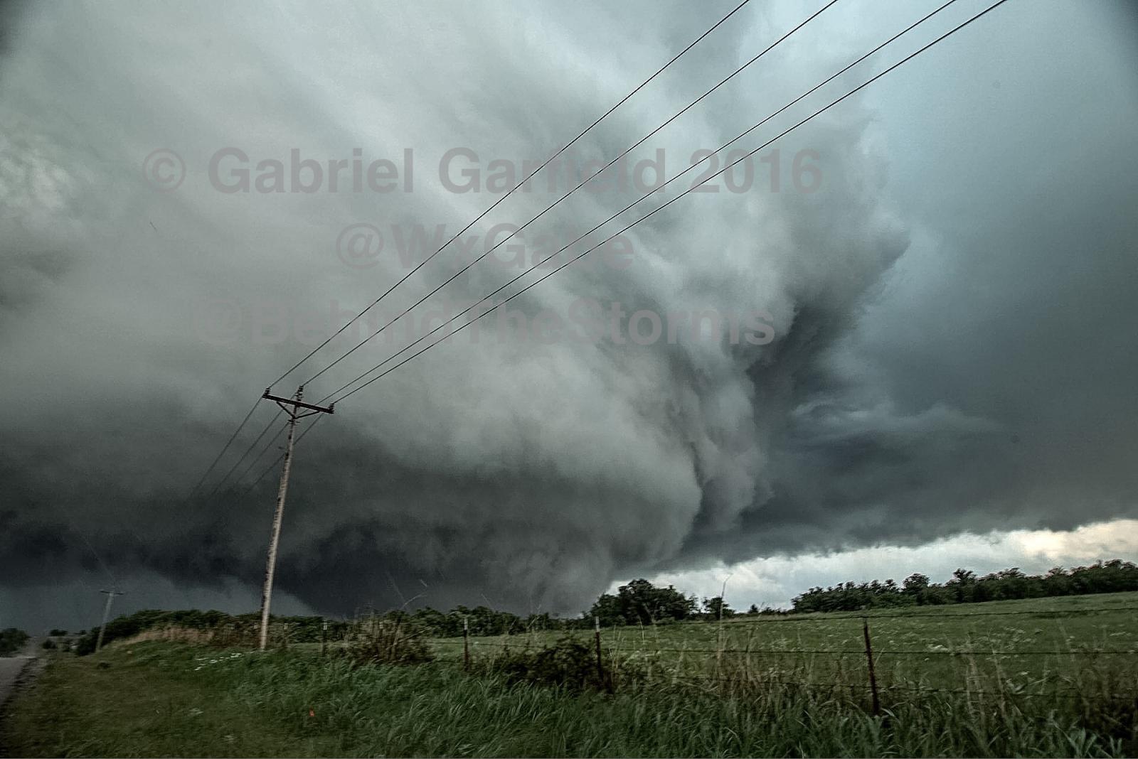 EF-3 Tornado near Sulphur, OK on May 9, 2016