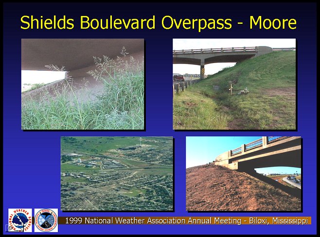 Shields Boulevard Overpass in Moore, Oklahoma