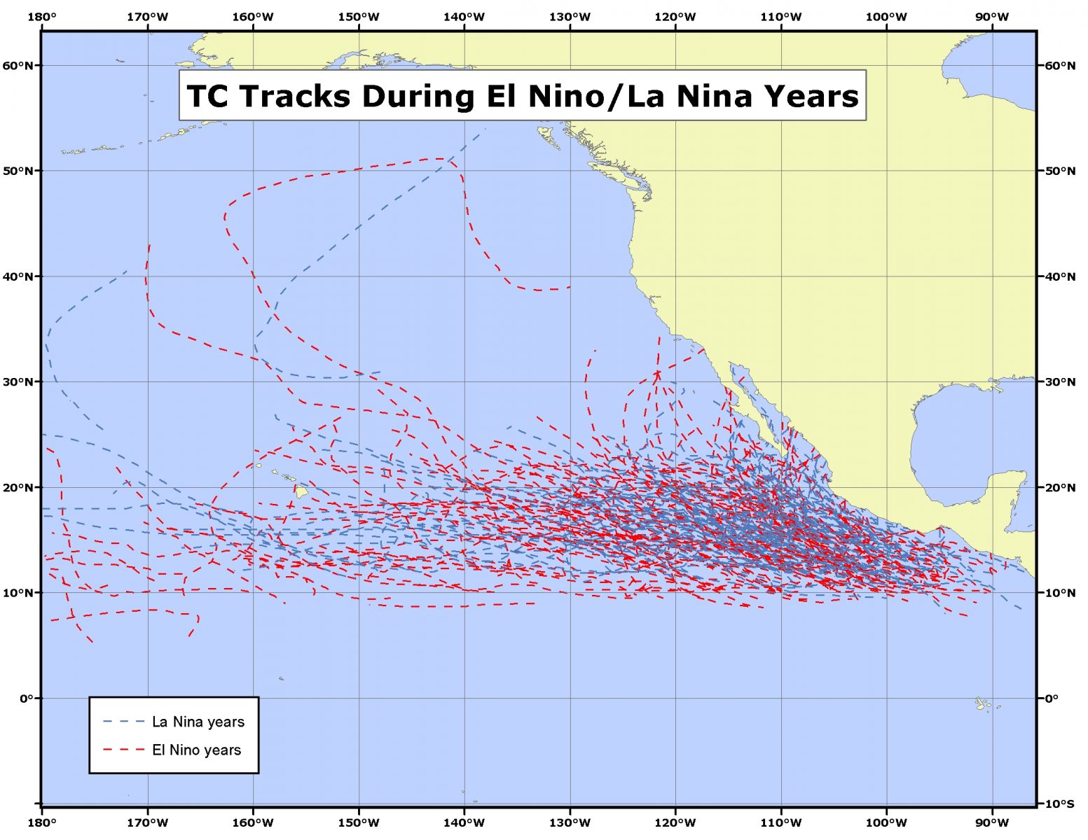 TC ENSO Tracks