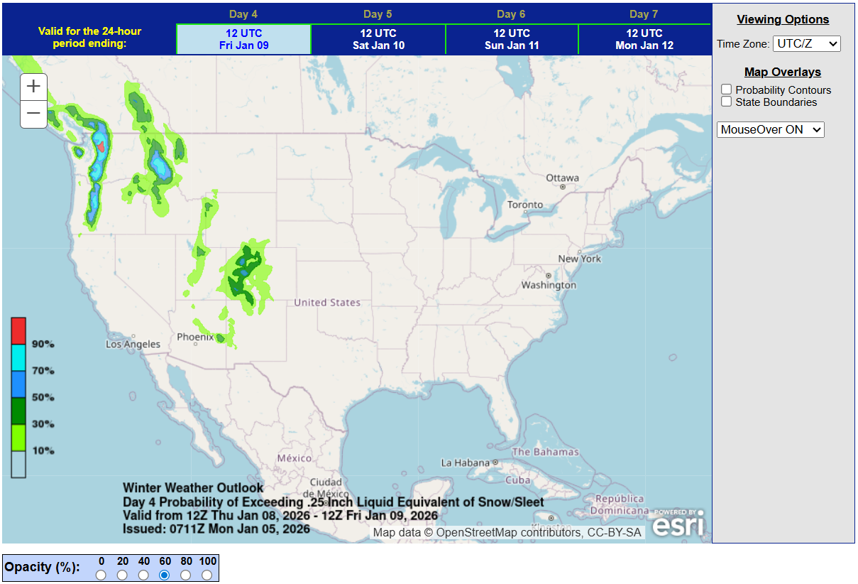 Days 4-7 Winter Weather Outlook