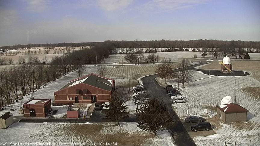 Snowfall at NWS Springfield