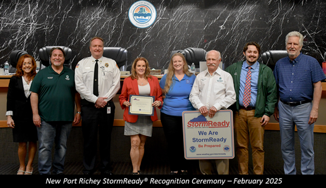 New Port Richey SR Recognition