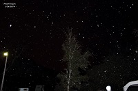 Sleet and/or snow falling in De Funiak Springs, FL. Photo courtesy of Keith Wilson.