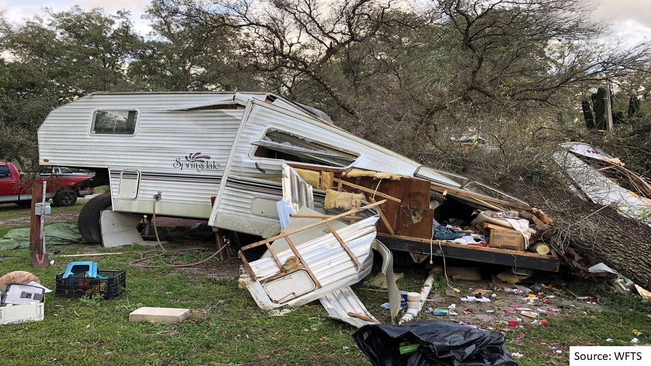 Tree on RV in Shady_Hills, Pasco County