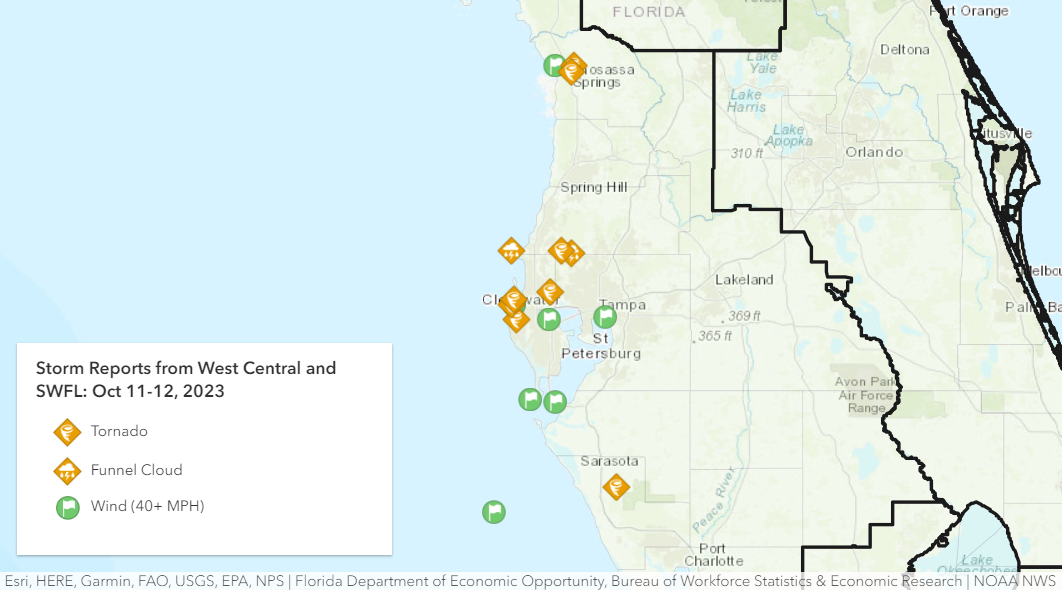 Storm Reports Map