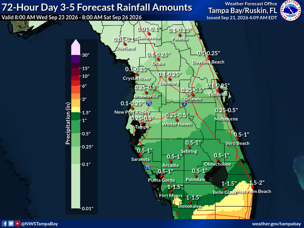 Expected Rainfall for Day 3-4