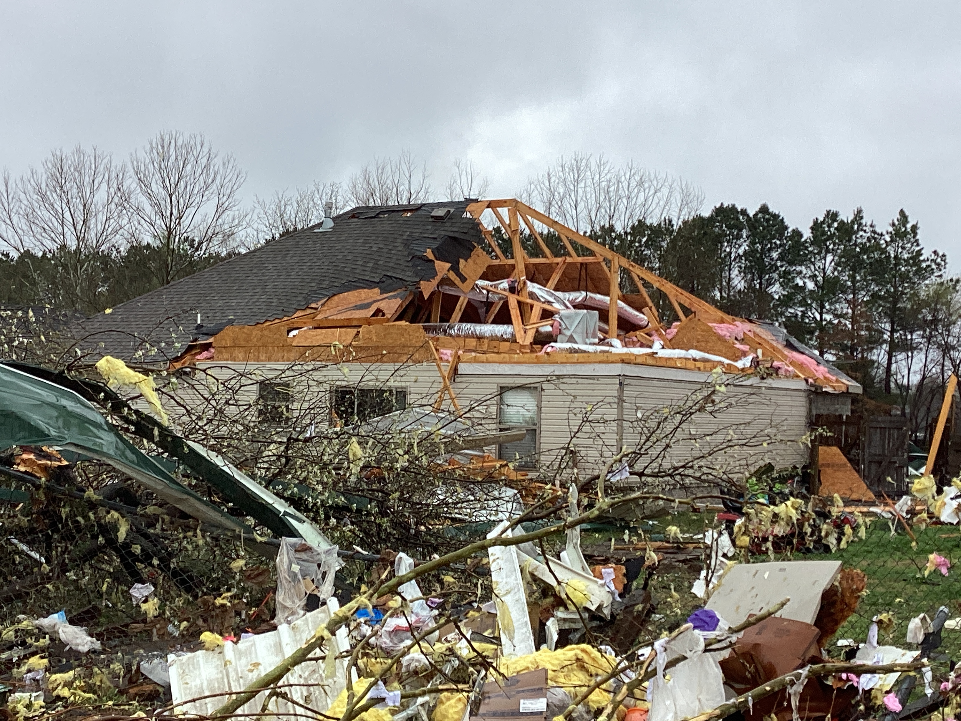 tornado damage