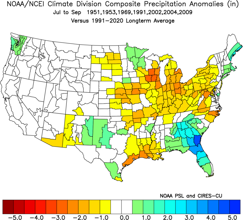 El Nino Monsoon (JAS) weak episodes