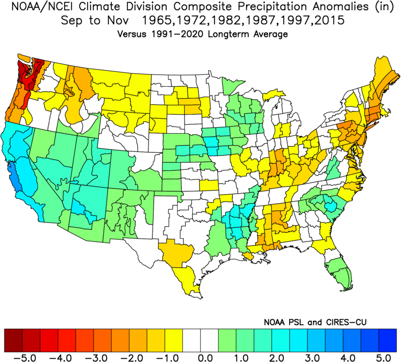 El Nino Fall (SON) Strong episodes