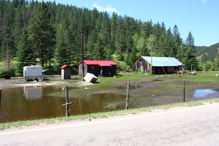 Damage in Rochford, SD, July 2008