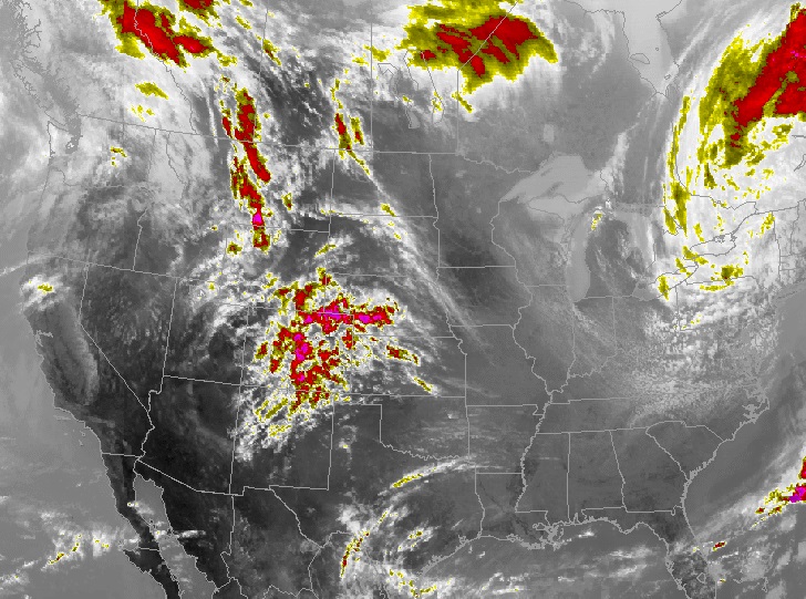 Infrared Satellite Image