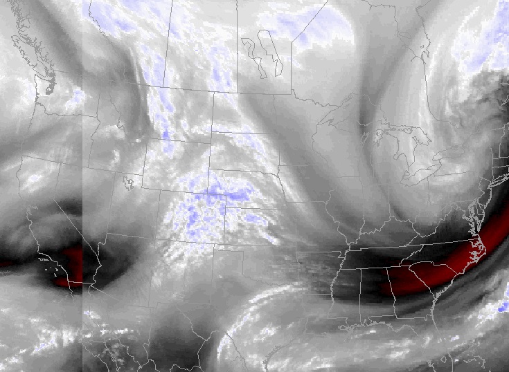 Water Vapor Satellite Image