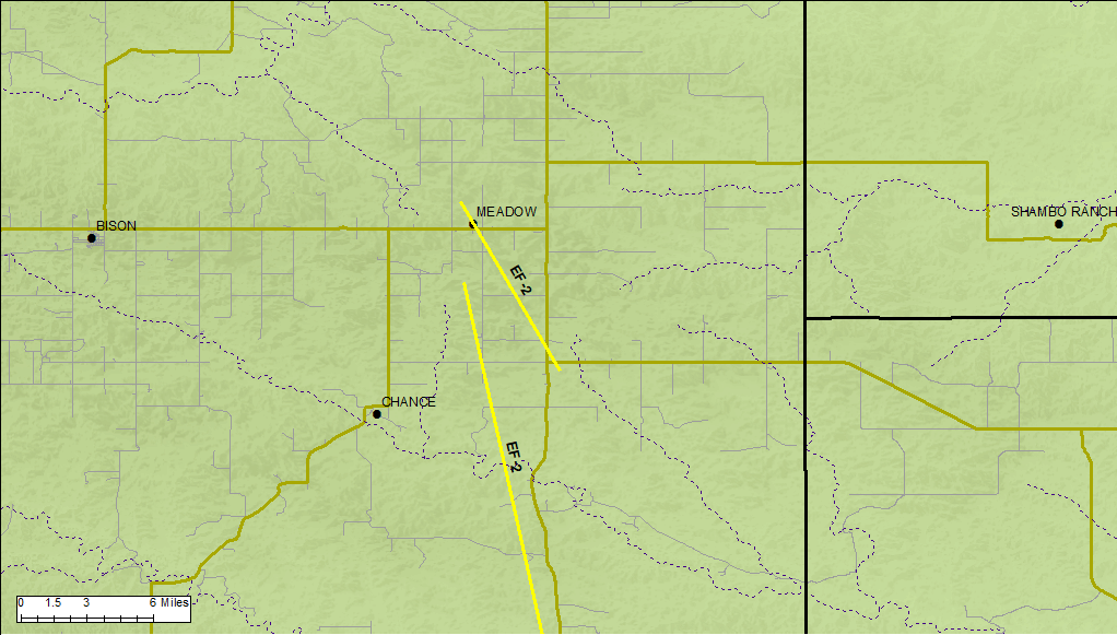 Track map for tornado #4