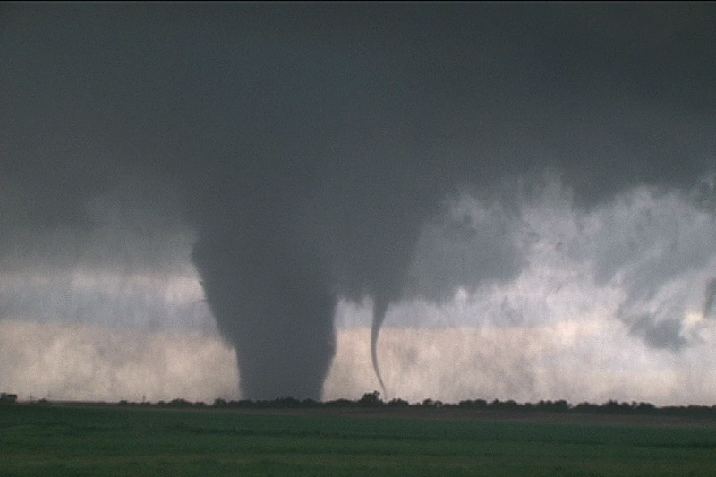 Tornado with satellite tornado near Dupree