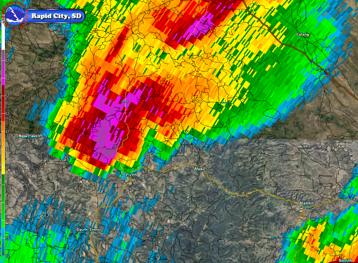 June 13, 2014 438 pm MDT reflectivity image