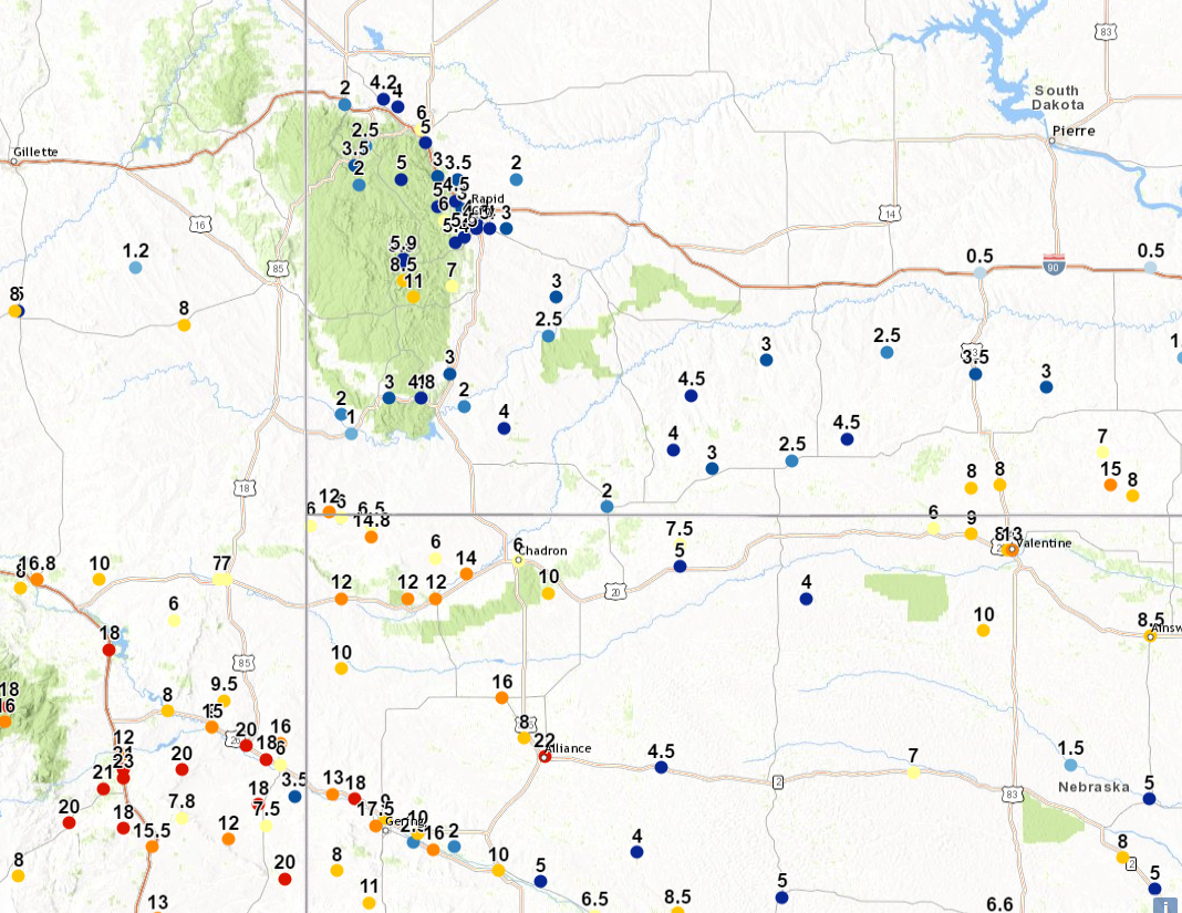 February 23-24, 2017 Snowfall Reports