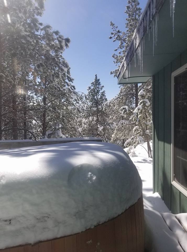 Snowfall near Pactola Reservior by Michelle Verbeck.