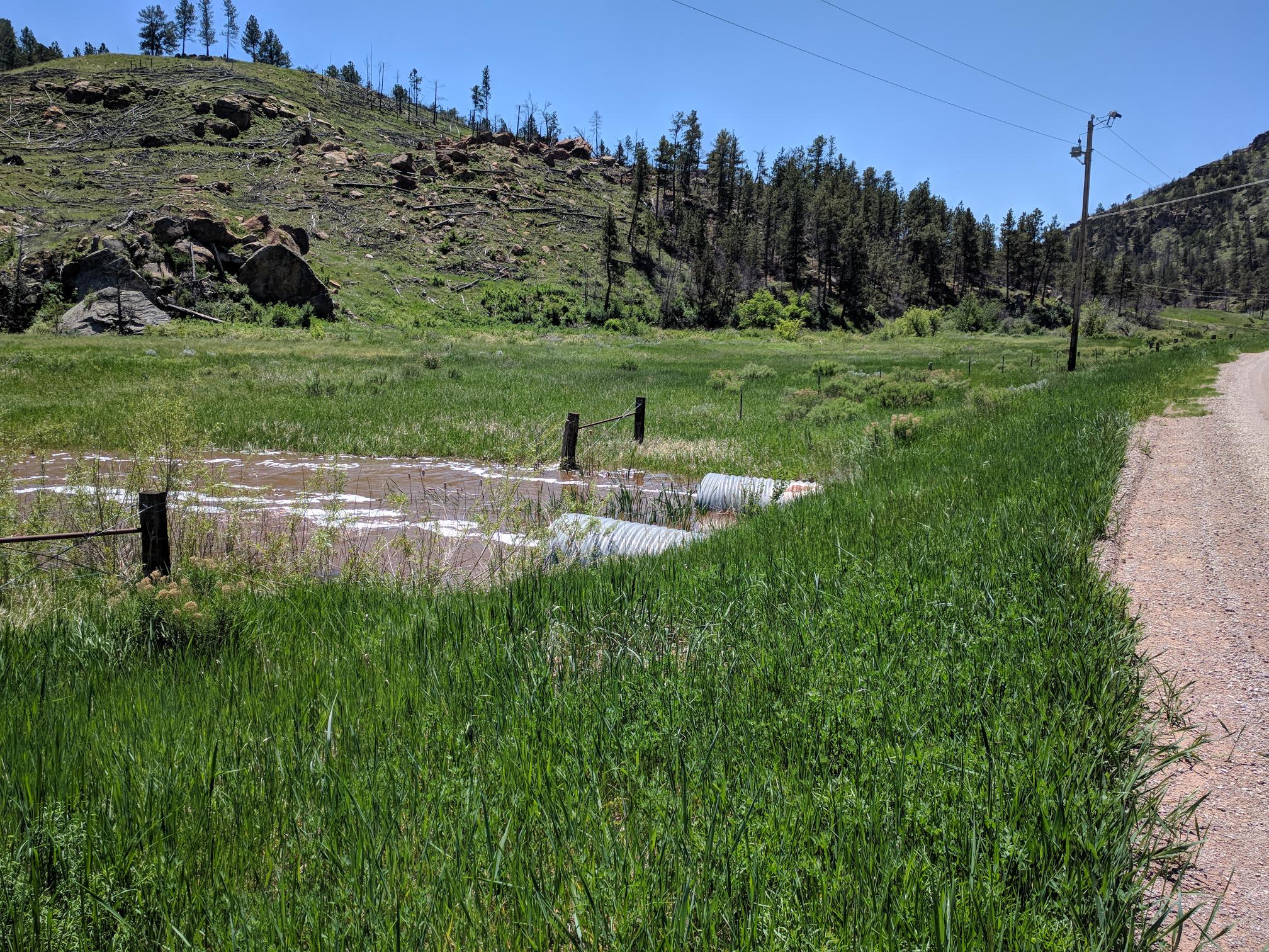 Culverts on Oil Creek Road