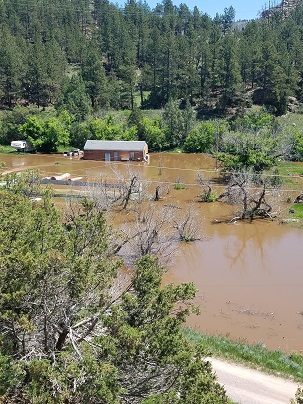 Weston County, WY,  outside of Newcastle