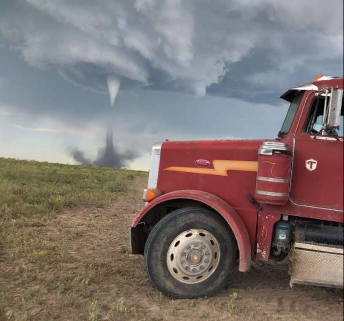 Tornado near Allen, SD