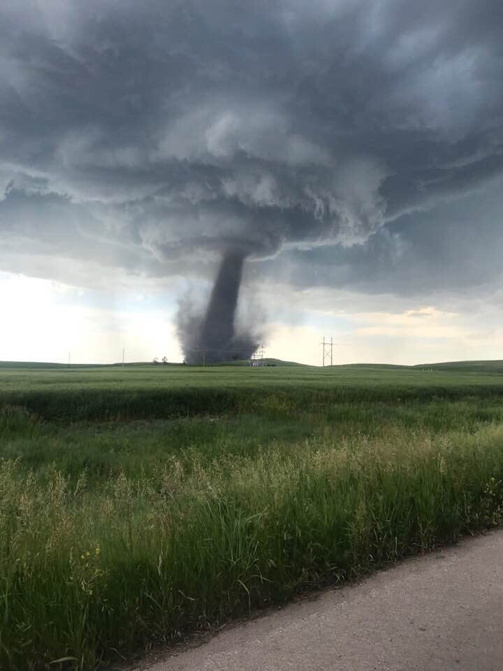 Tornado near Allen, SD