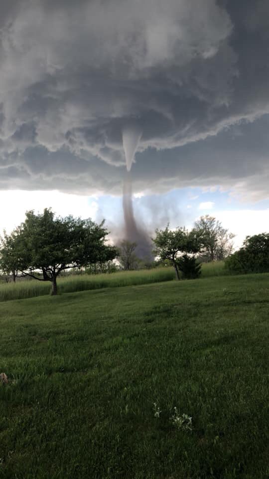 Tornado near Allen, SD