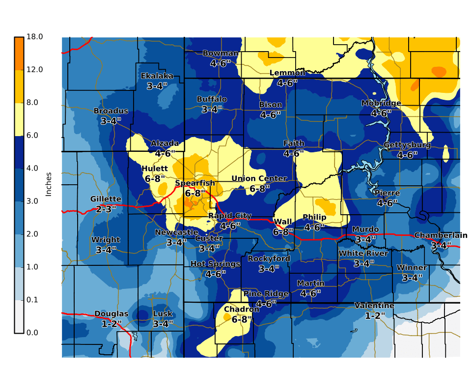 Storm Total Snowfall