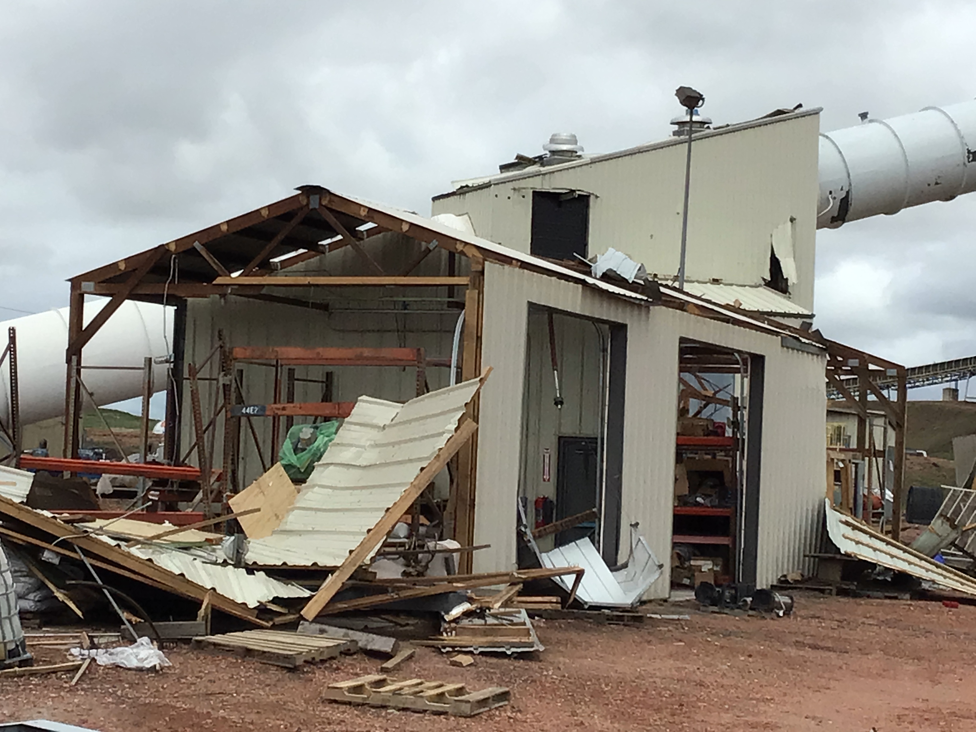 Tornado damage