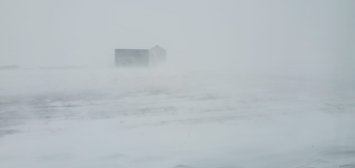 Blizzard in New Underwood, SD