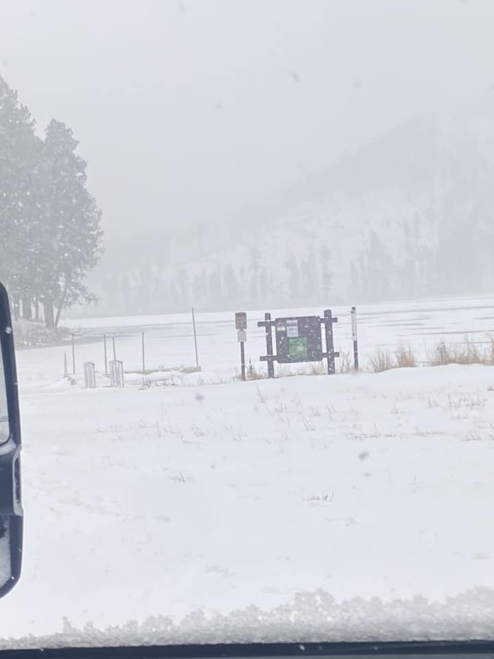 Snowy Sheridan Lake