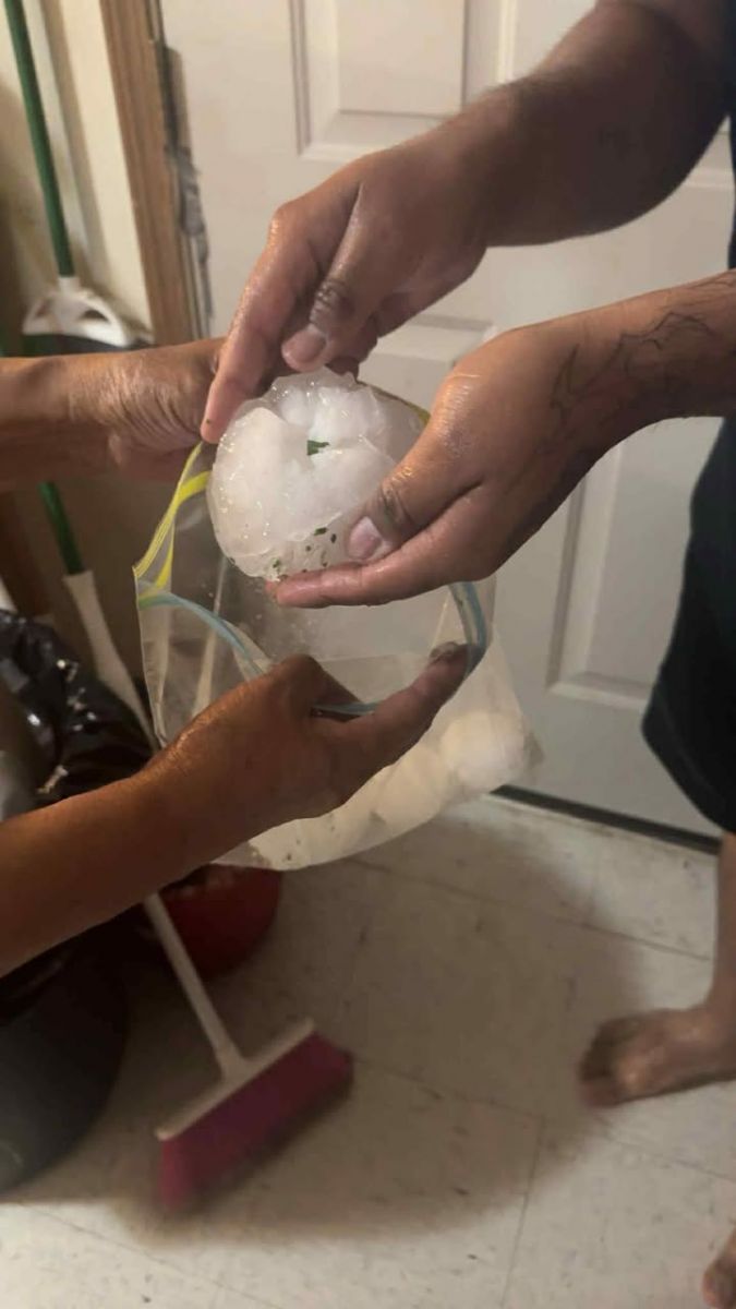 Hail photo