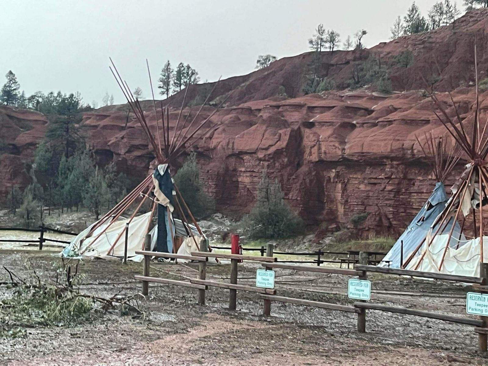 Devils Tower teepees