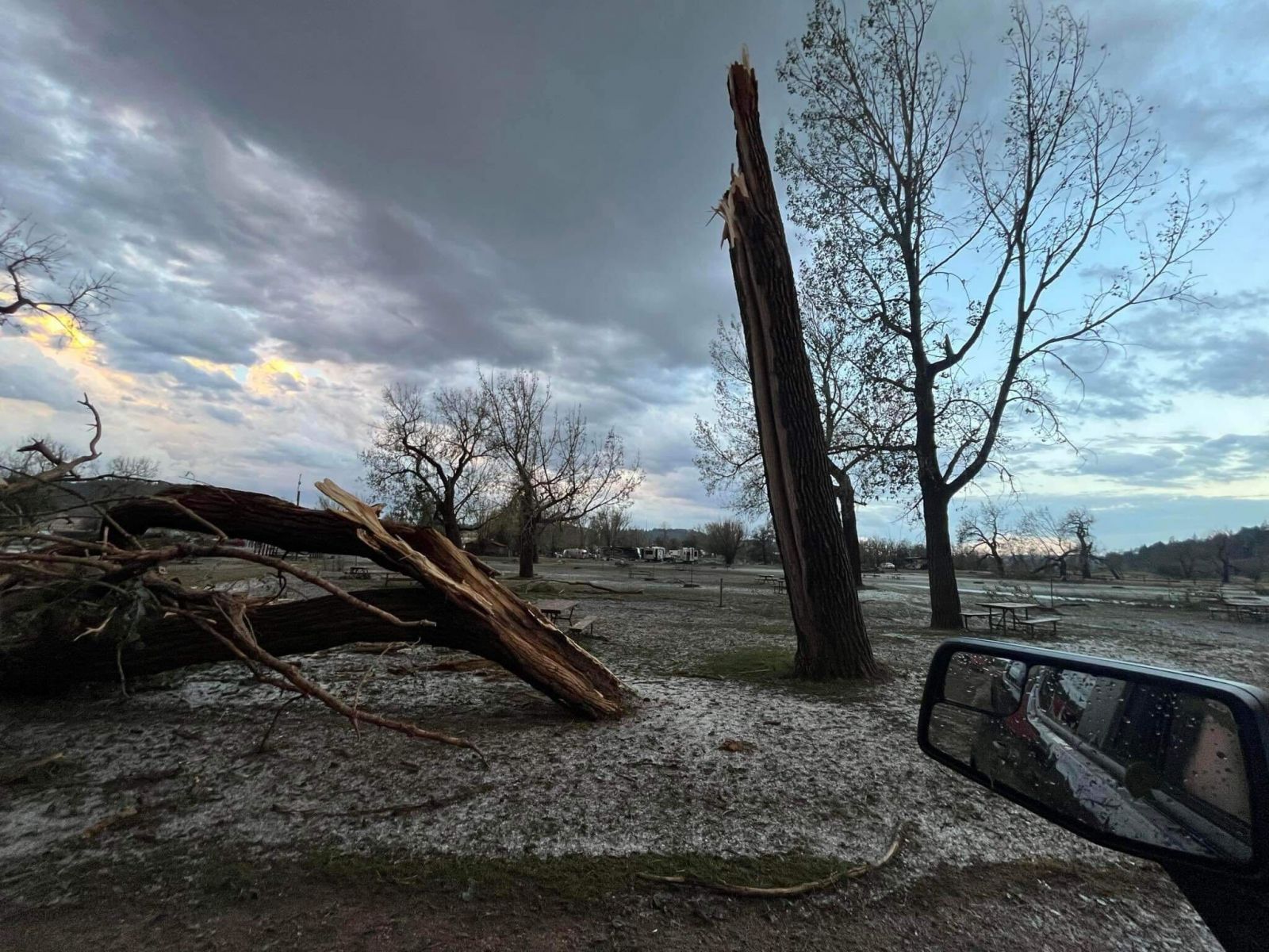 Devils Tower campground damage