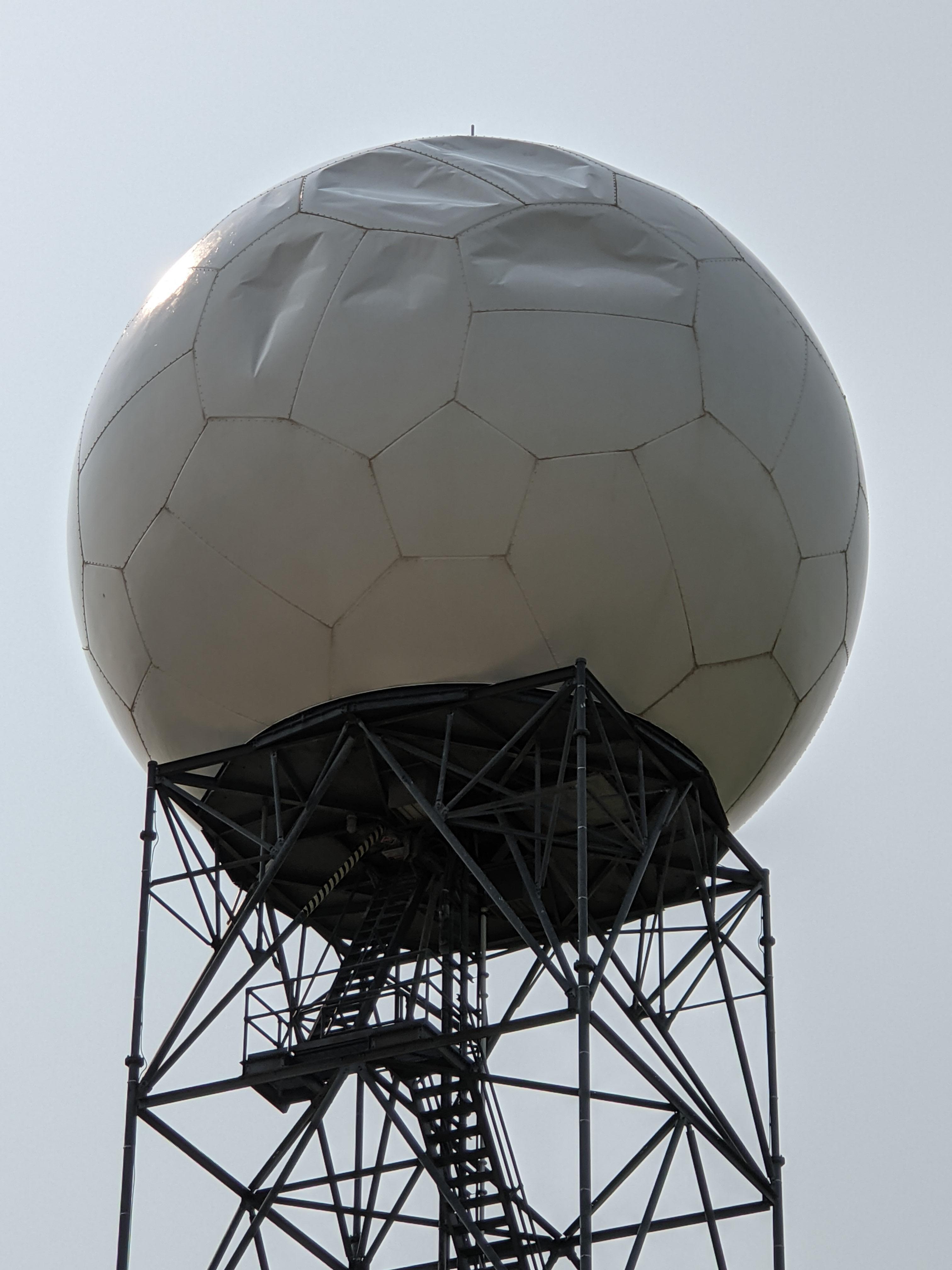 Rapid City Doppler Radar radome damage