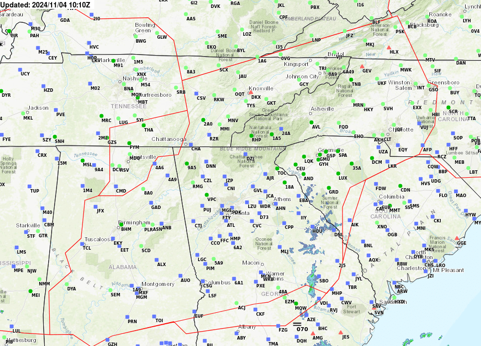 Southeast Radar Loop